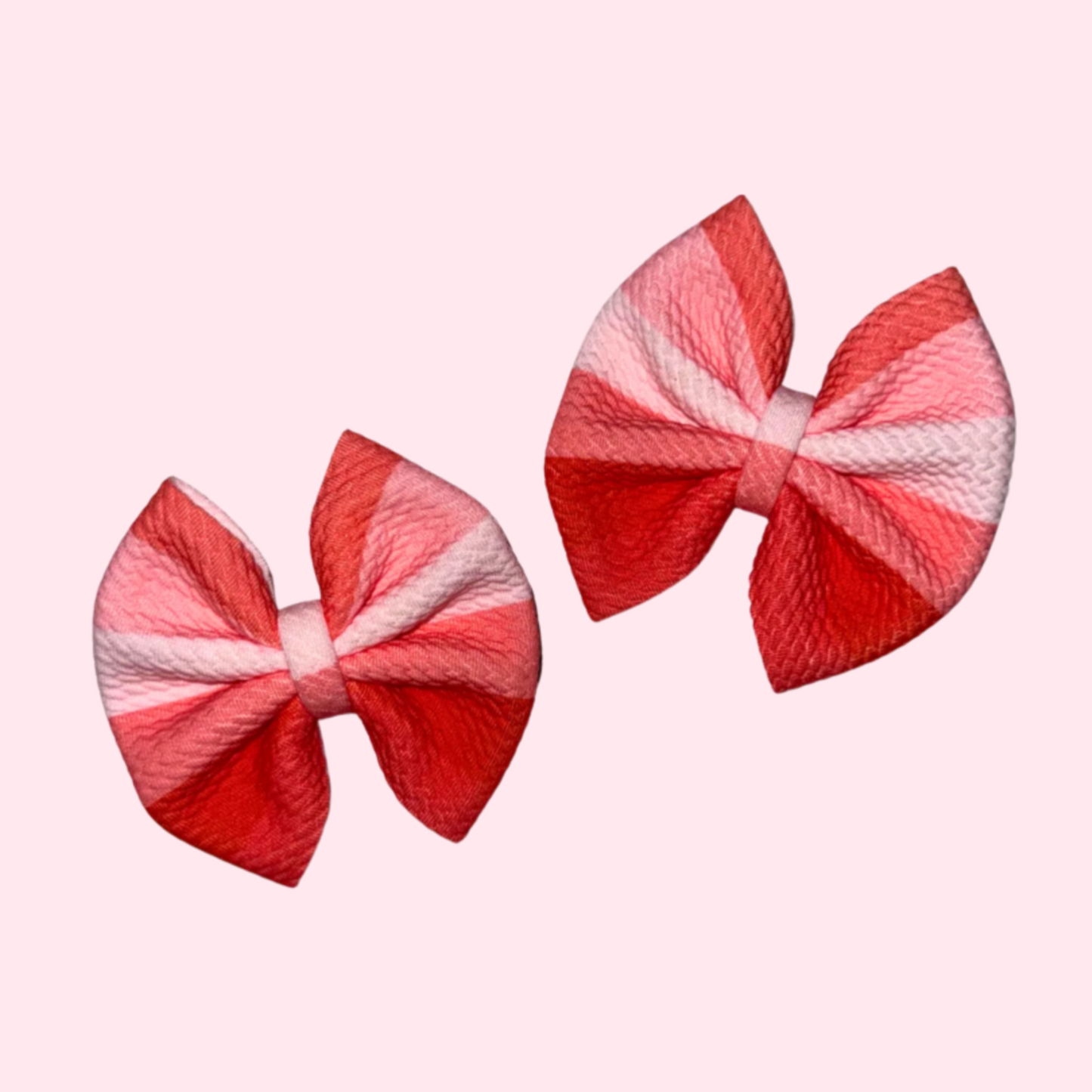 Valentine Stripes Bow