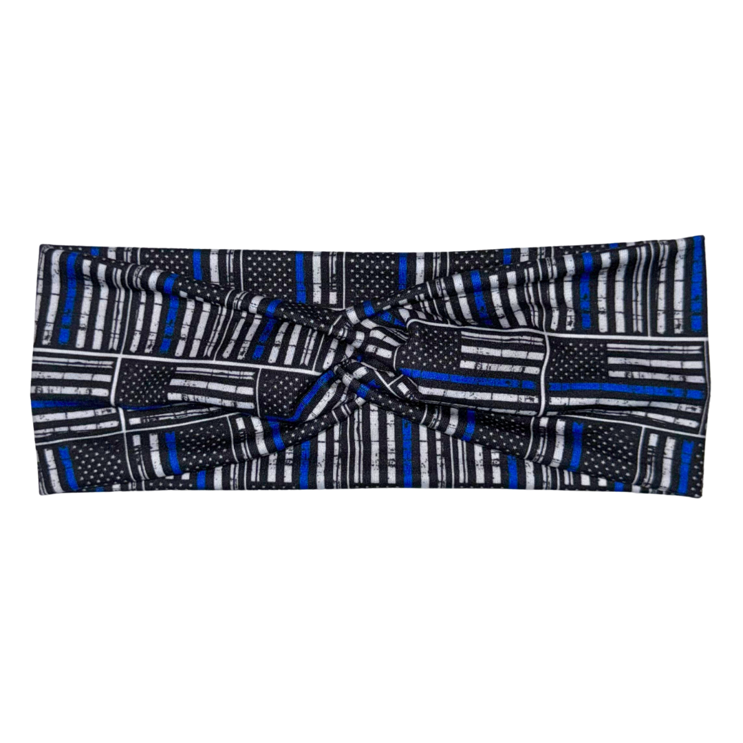Blue Line Twist Wrap
