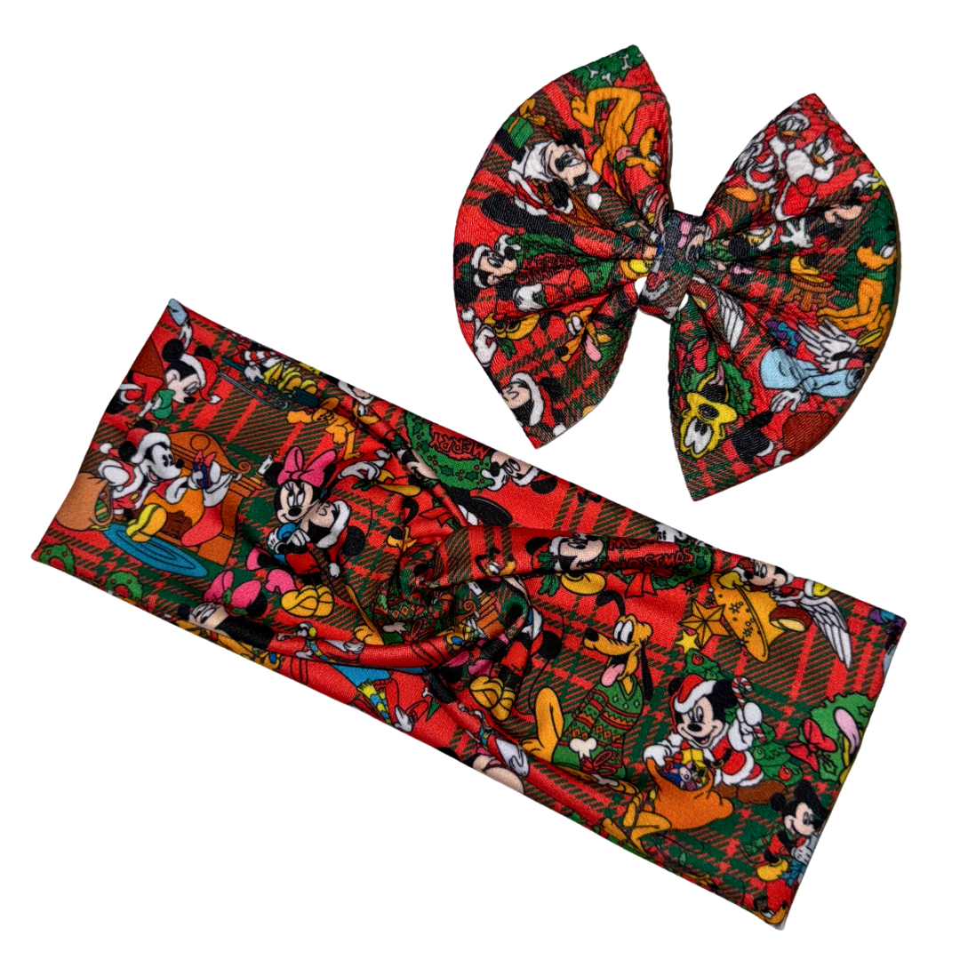 Plaid Clubhouse Twist Wrap