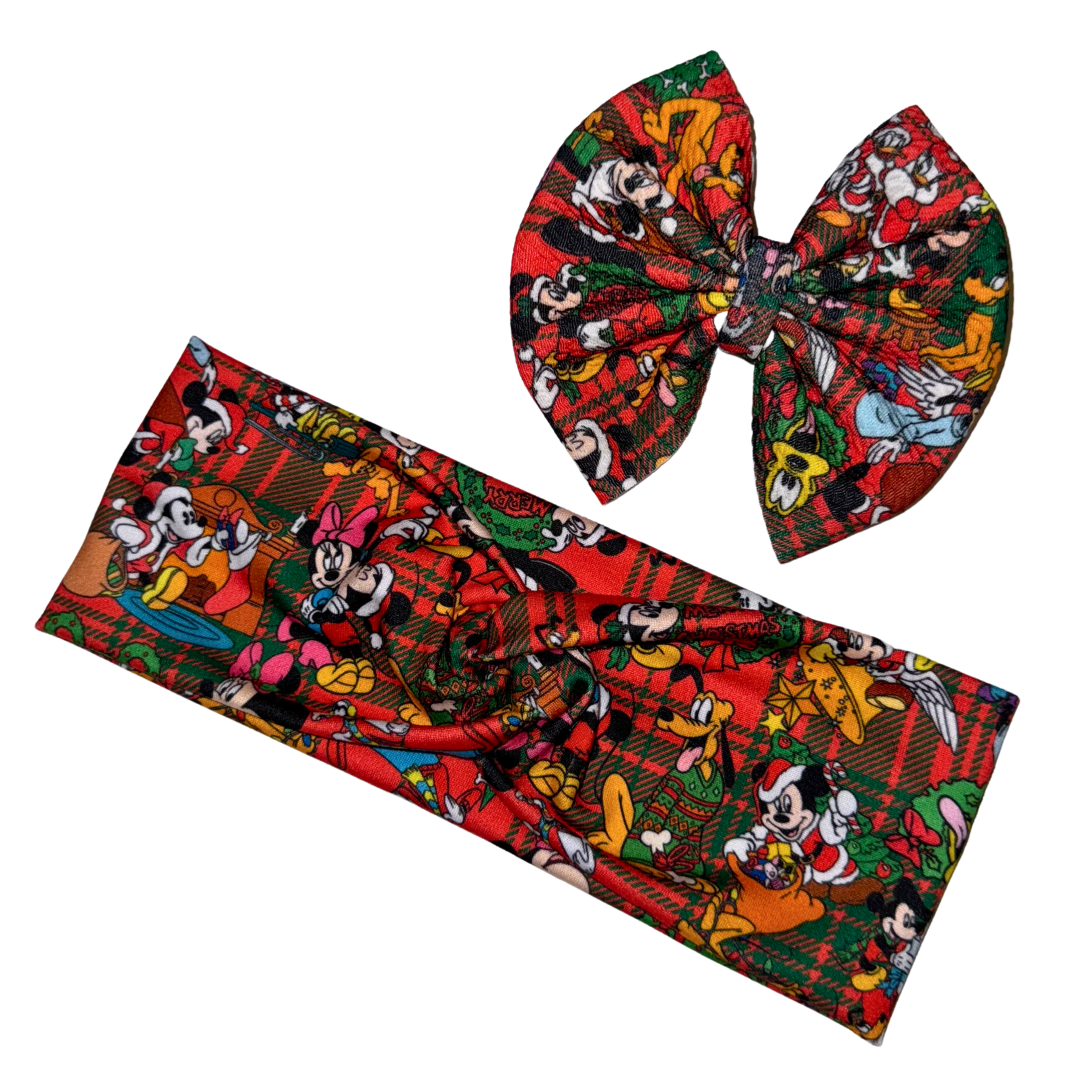 Plaid Clubhouse Twist Wrap