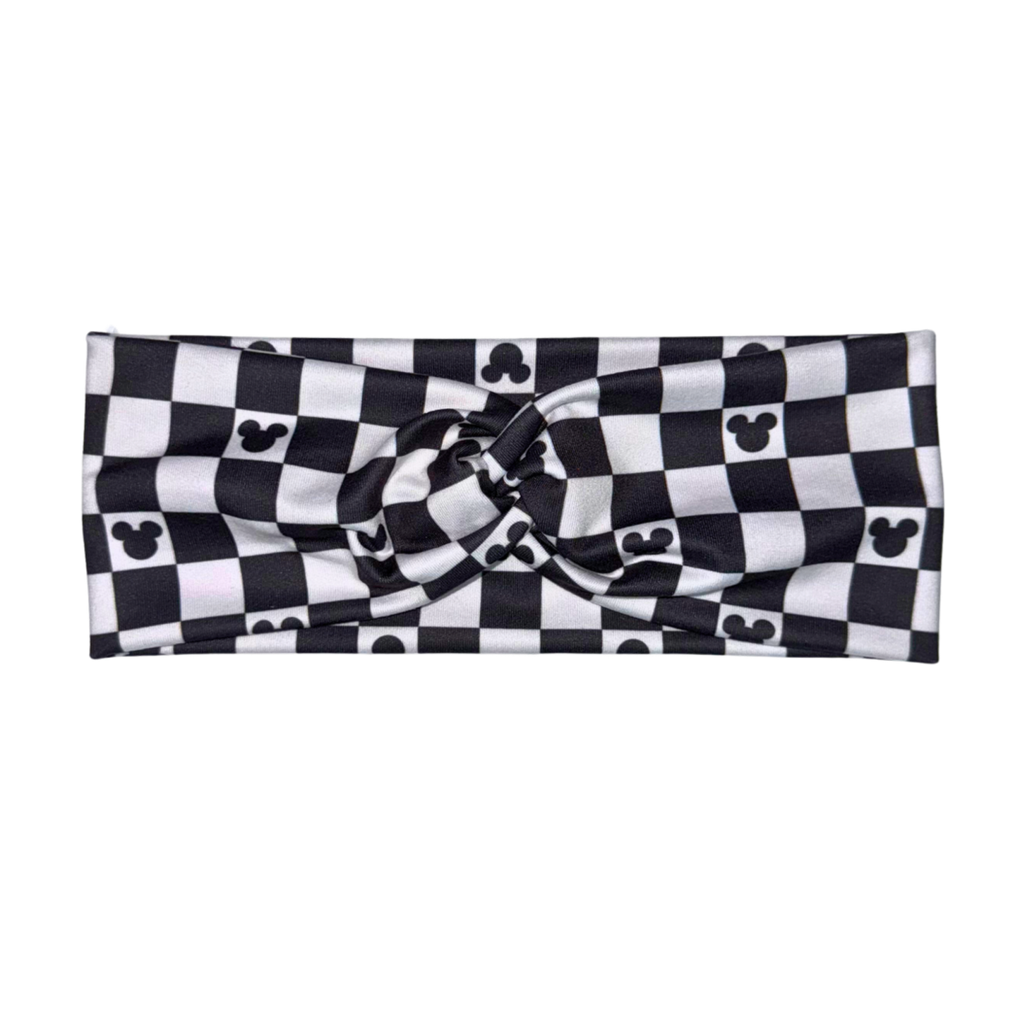 Checkered Mouse Twist Wrap