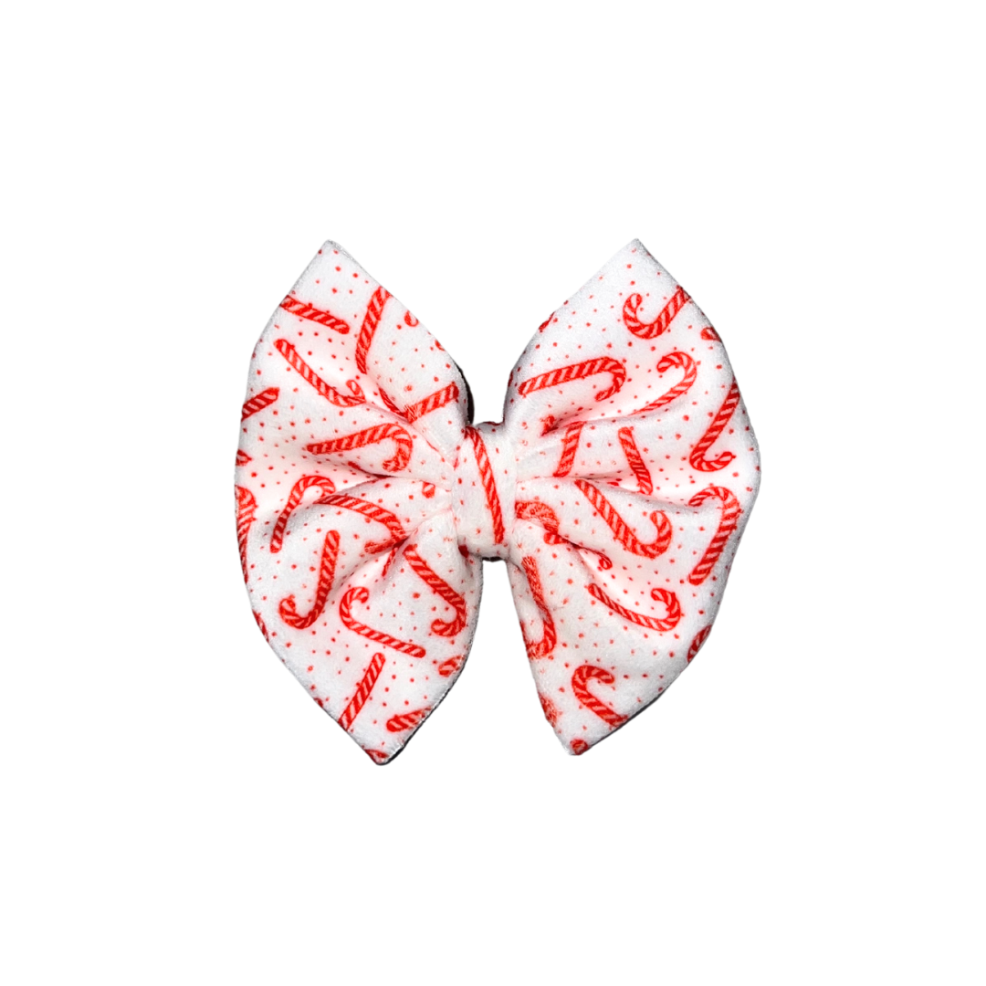 Candy Cane Mini Bow