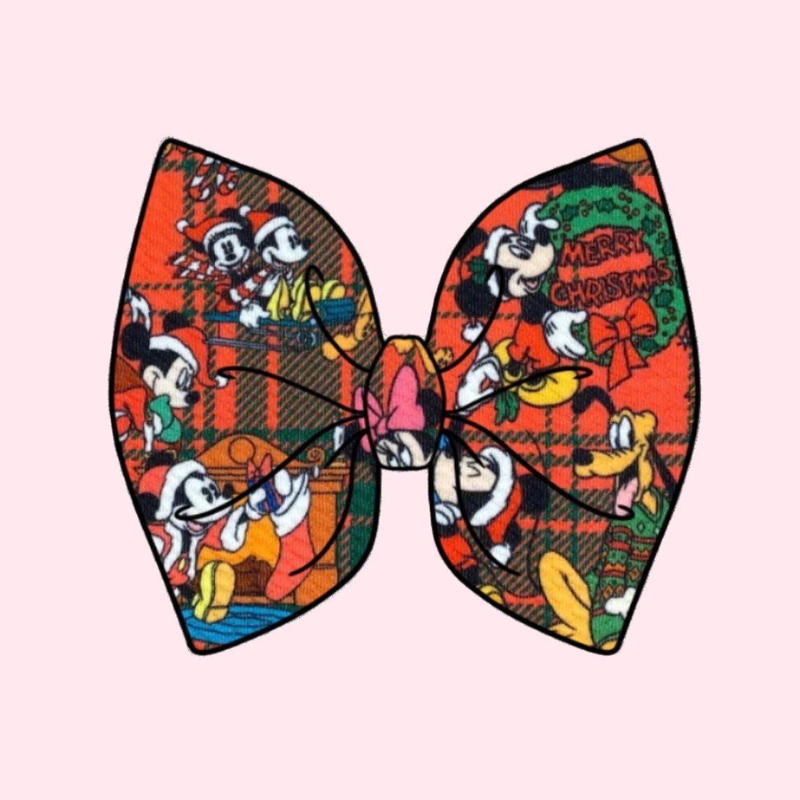 Plaid Clubhouse Bow
