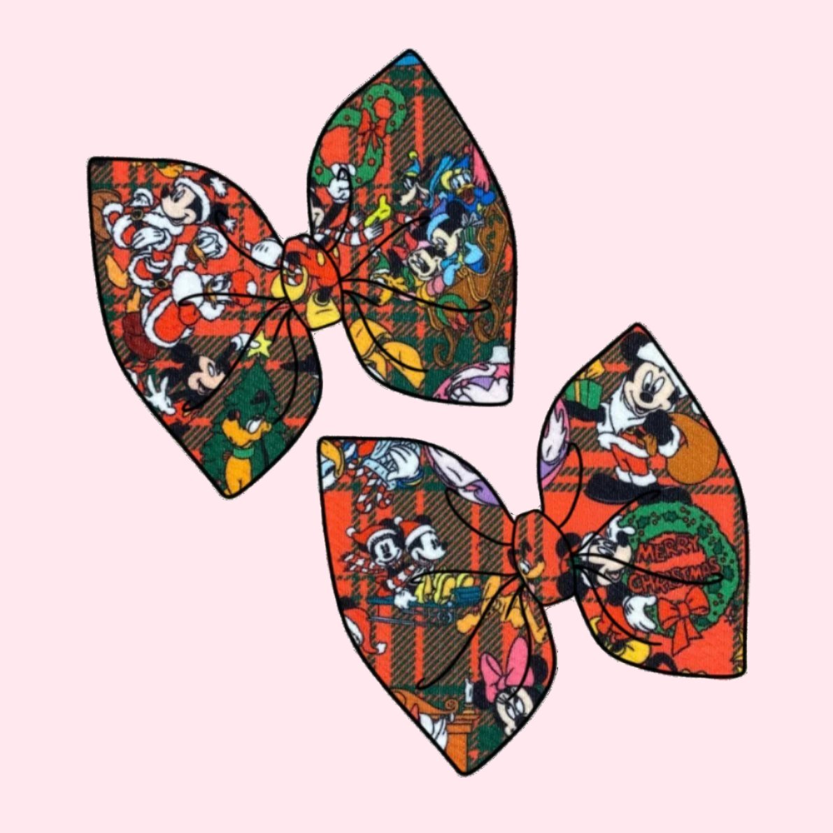 Plaid Clubhouse Bow