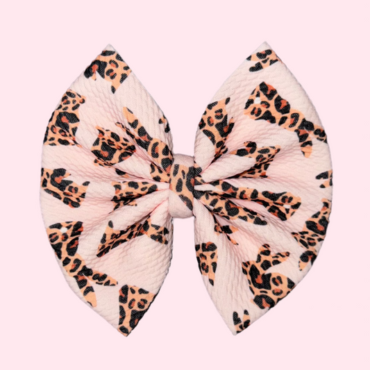 Leopard Bunny Bow