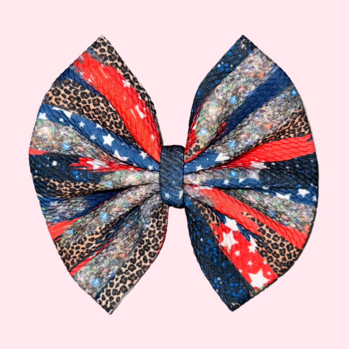 Patriotic Brushstrokes Bow