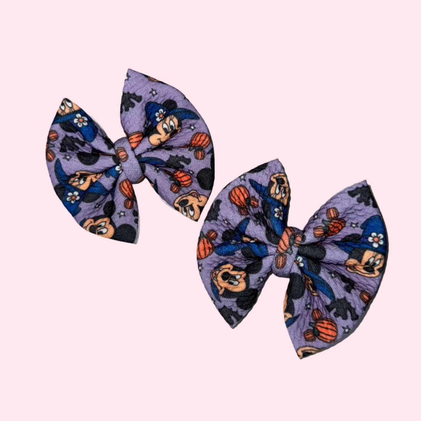 Halloween Mouse Park Bow