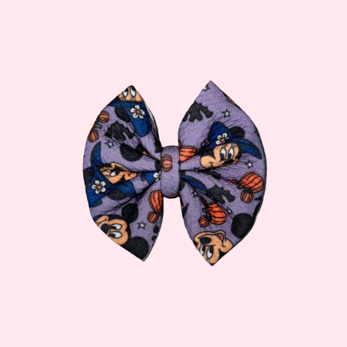 Halloween Mouse Park Bow