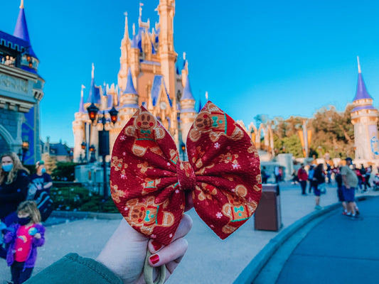 Gingerbread Mouse Bow