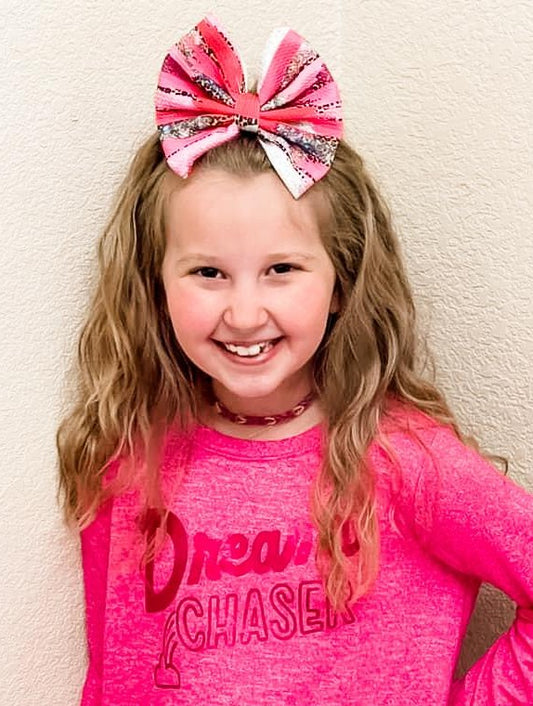 Valentine's Brushstrokes Bow