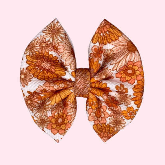 Retro Flower Bow