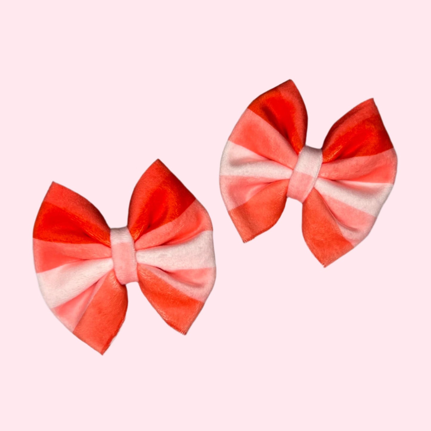 Velvet Babe Stripes Bow