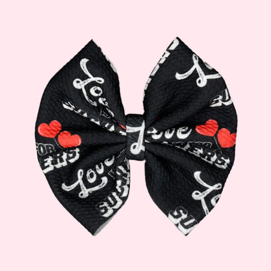 Love is for Suckers Bow