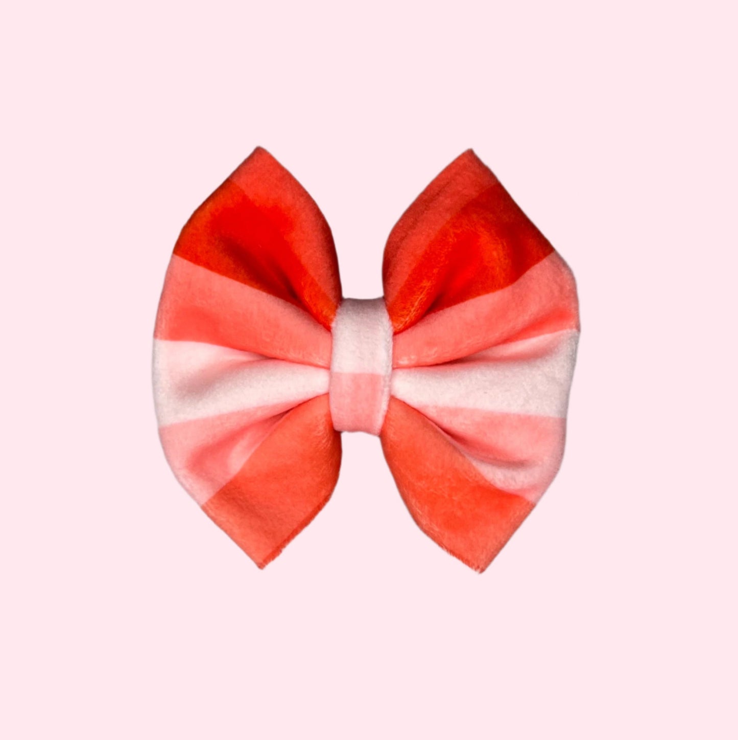 Velvet Babe Stripes Bow