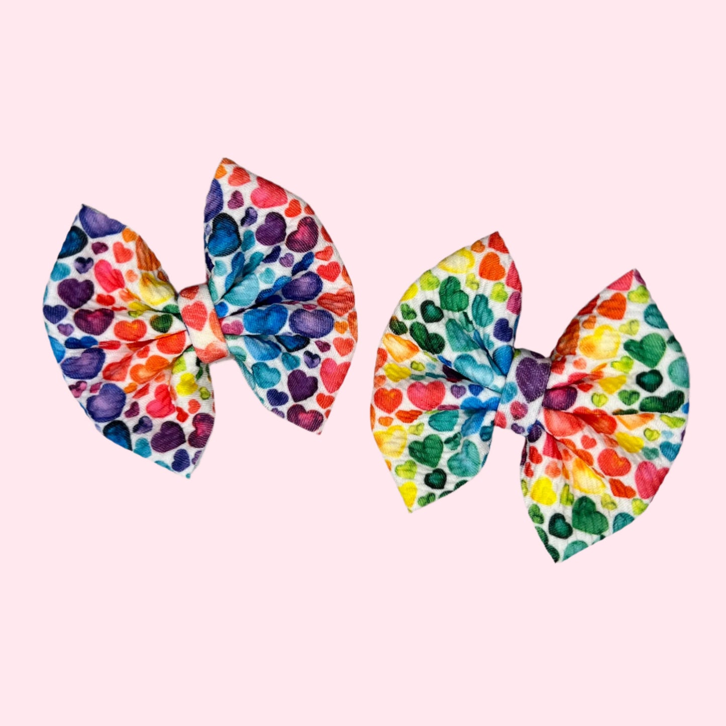 Ombre Hearts Bow