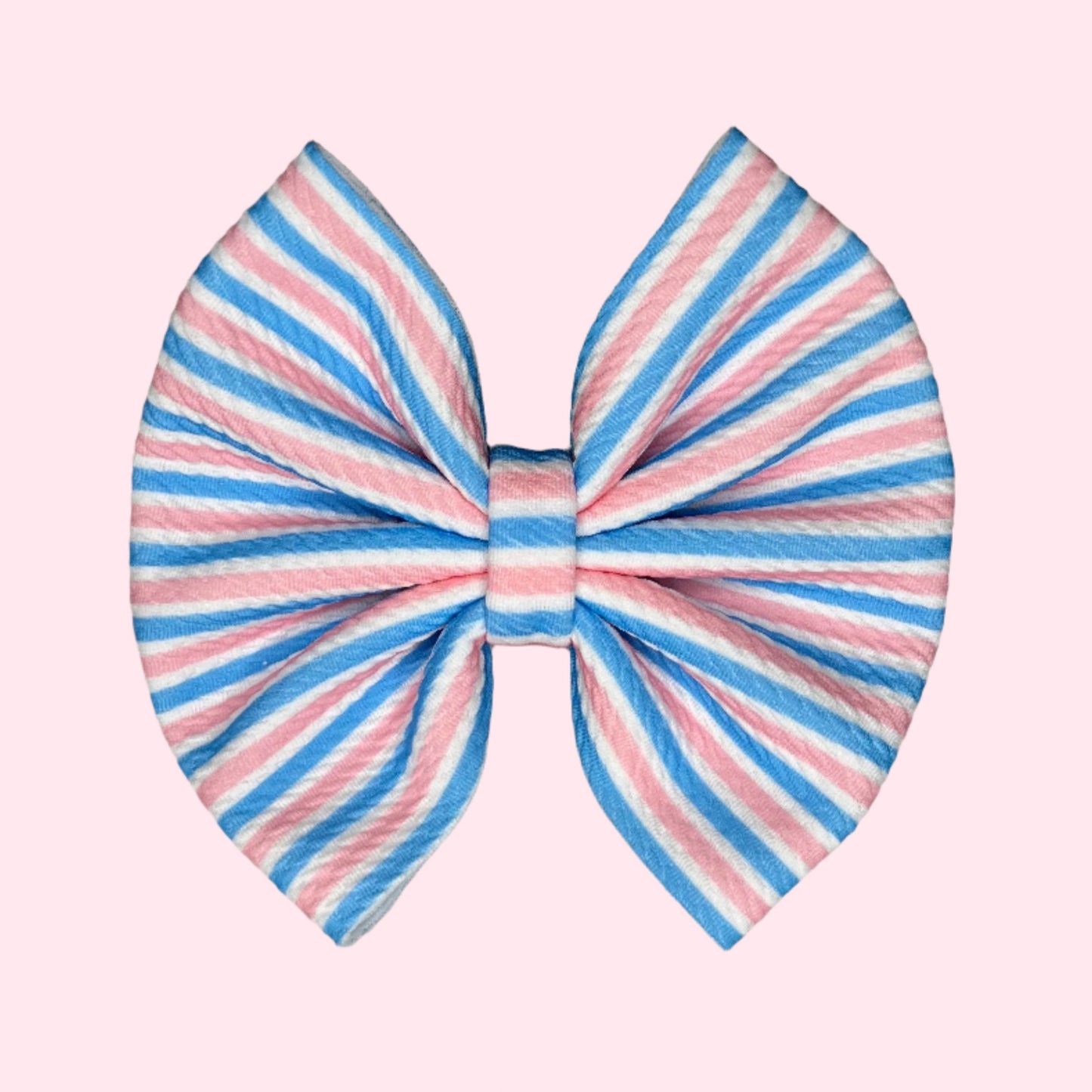 Hospital Stripes Bow