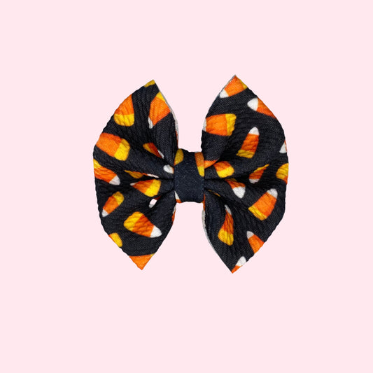Candy Corn Mini Bow