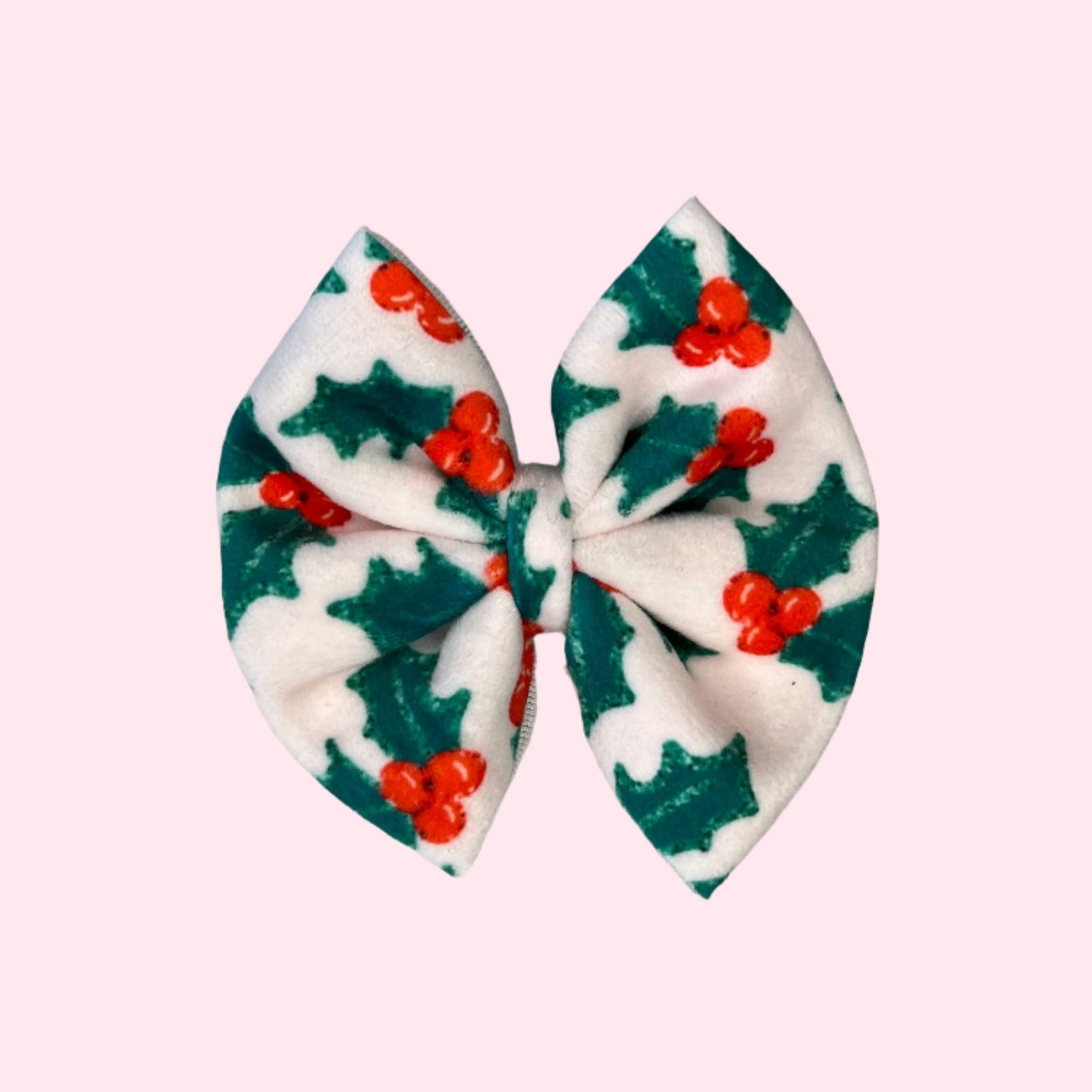 Holly Velvet Bow