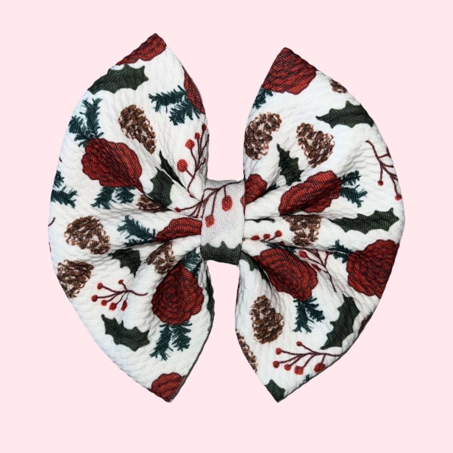 Christmas Floral Bow