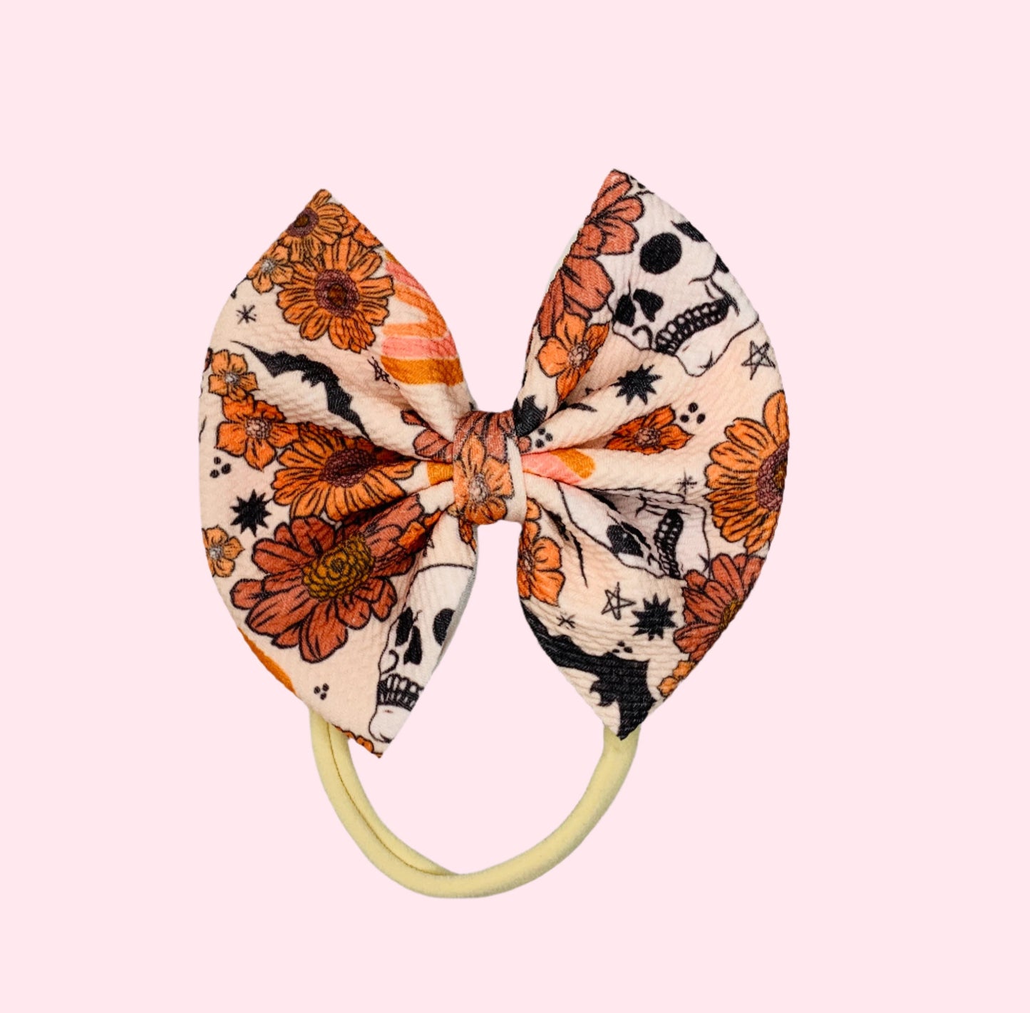 Boho Skull Bow
