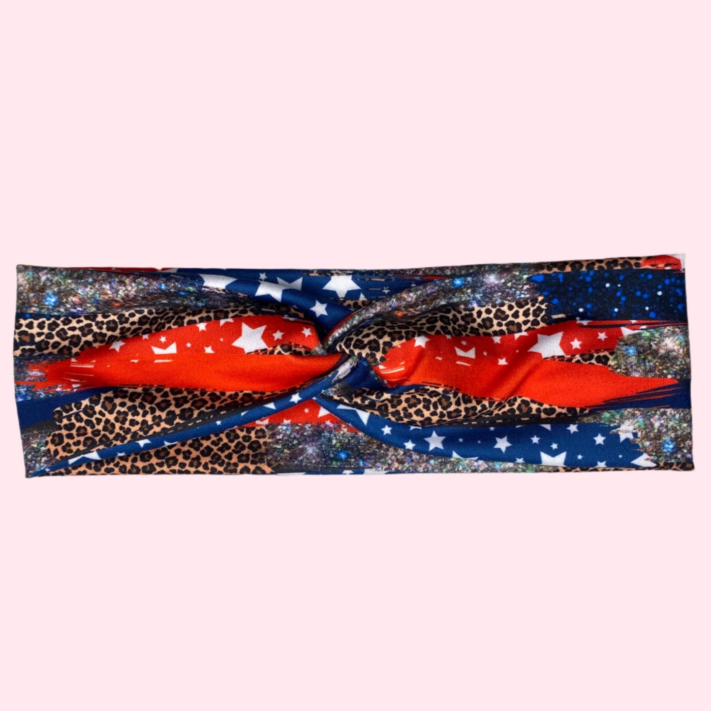 Patriotic Brushstrokes Twist Wrap
