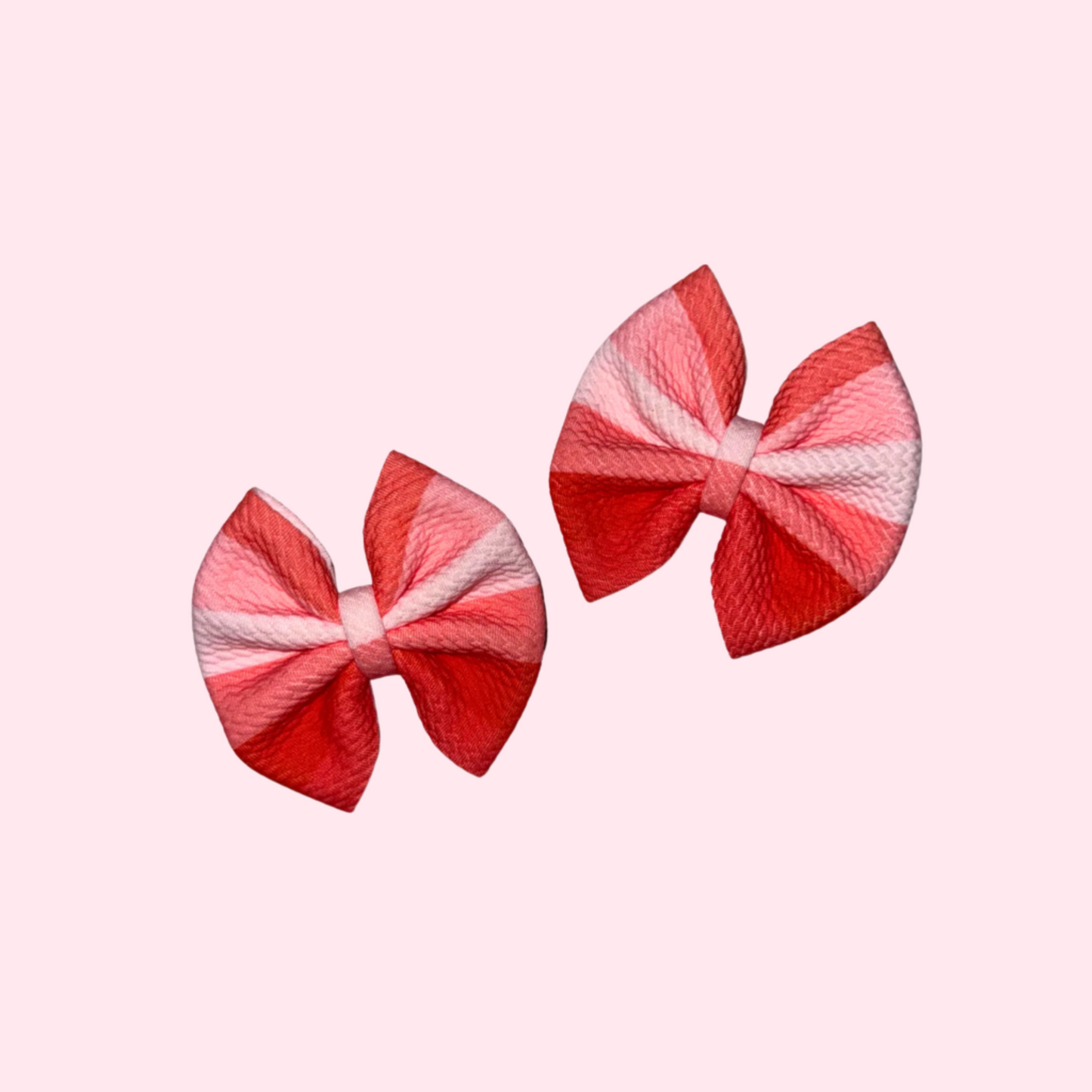 Valentine Stripes Bow