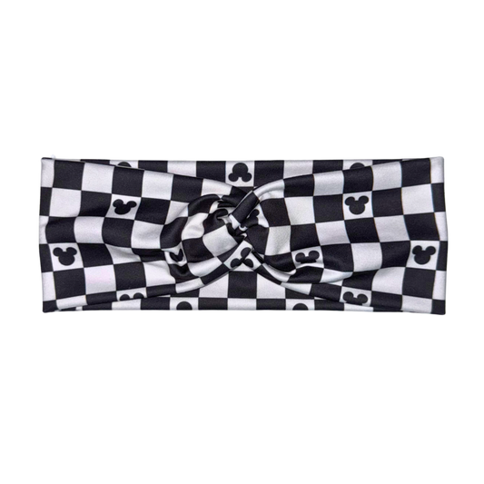 Checkered Mouse Twist Wrap