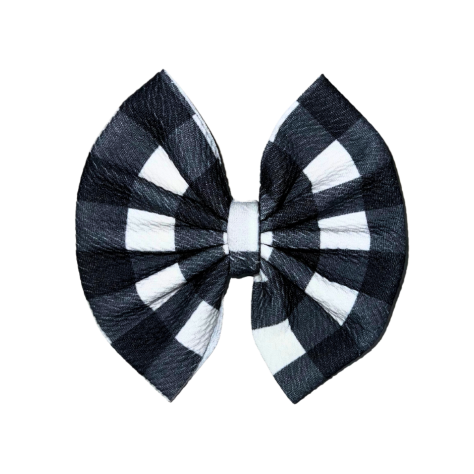 Buffalo Plaid Bow