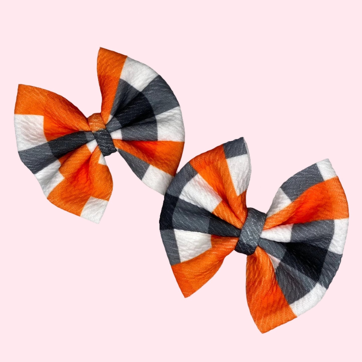 Halloween Gingham Bow