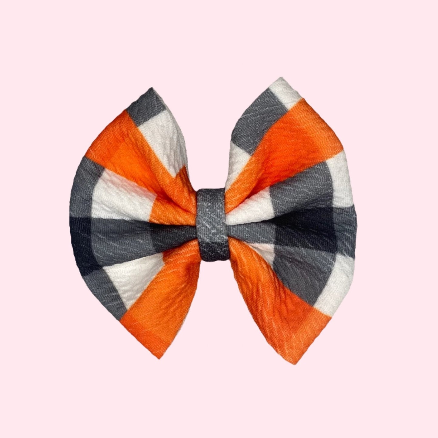 Halloween Gingham Bow