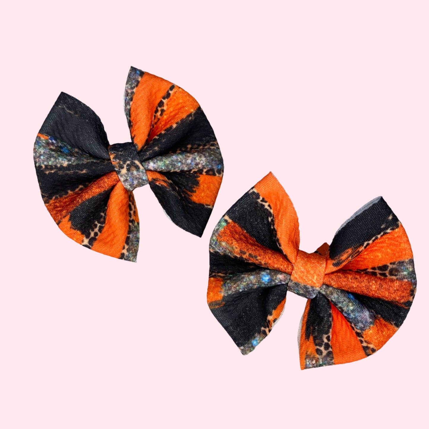 Halloween Brushstrokes Bow