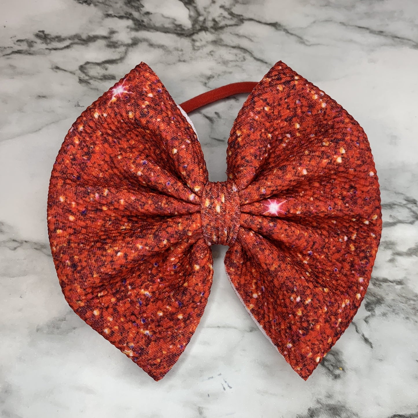 Red Glitter Bow