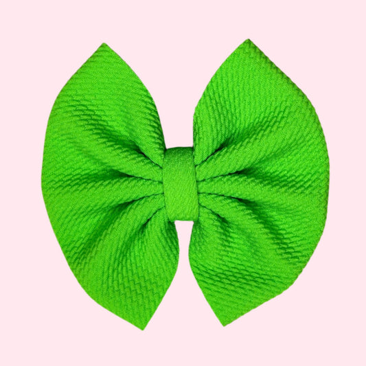 Lime Green Bow