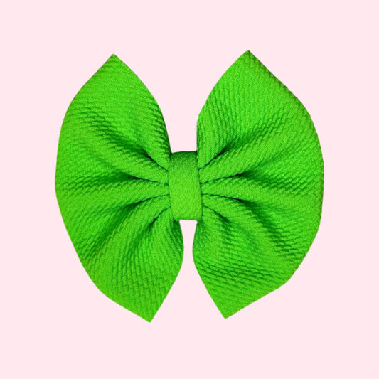 Lime Green Bow