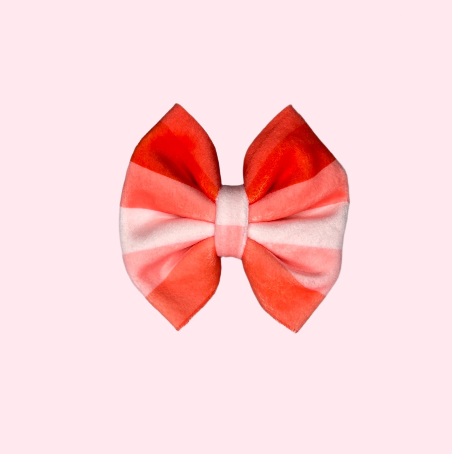 Velvet Babe Stripes Bow