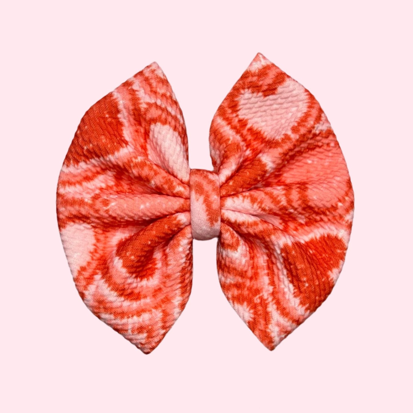 Tie-Dye Valentine Bow