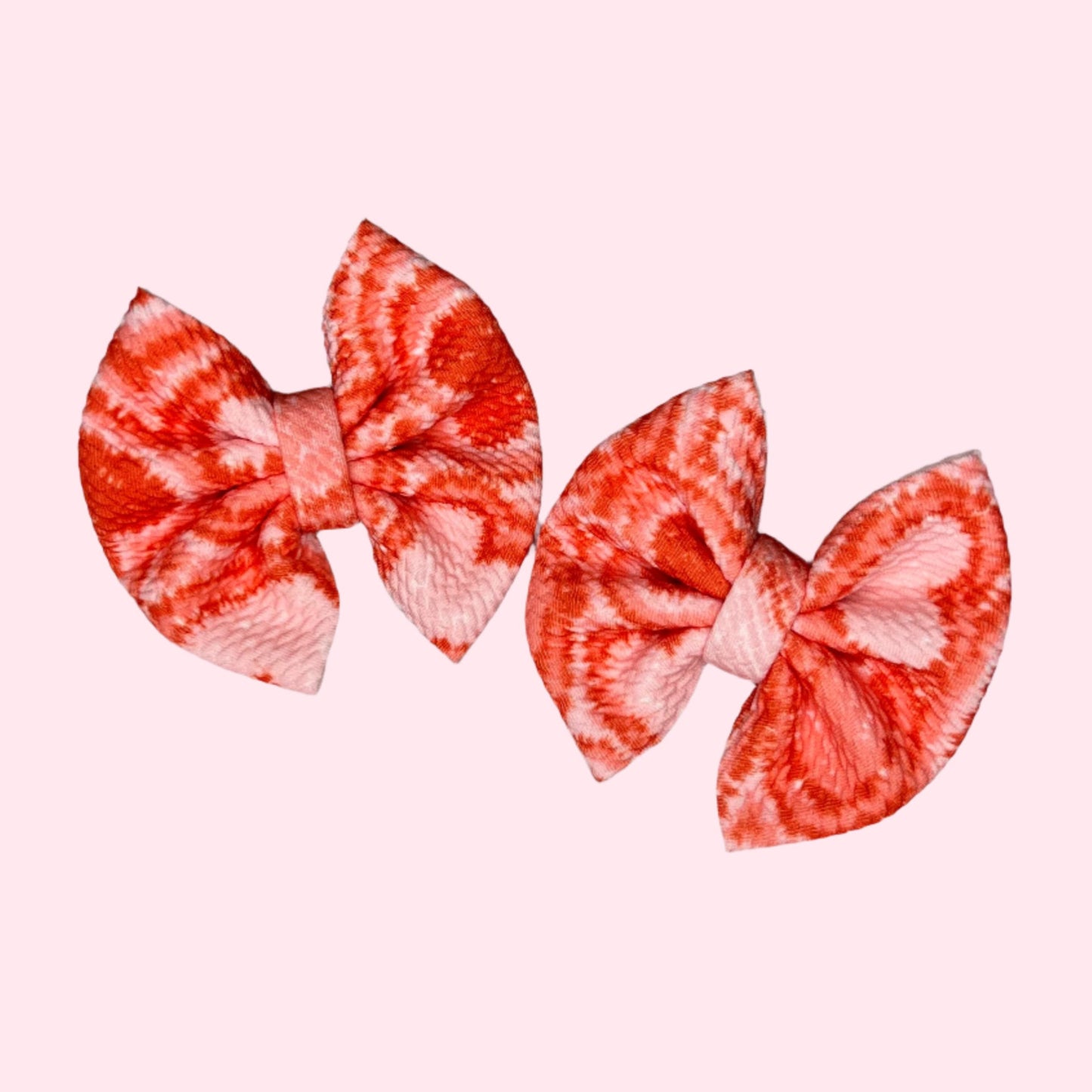 Tie-Dye Valentine Bow