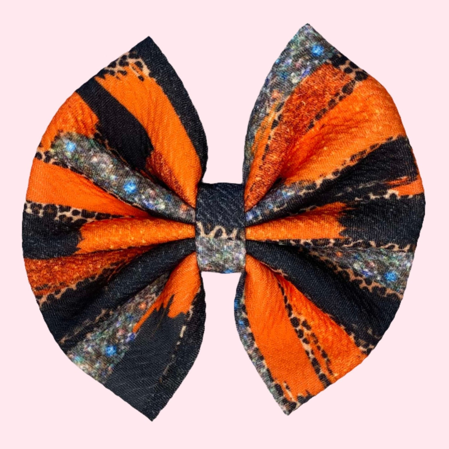 Halloween Brushstrokes Bow